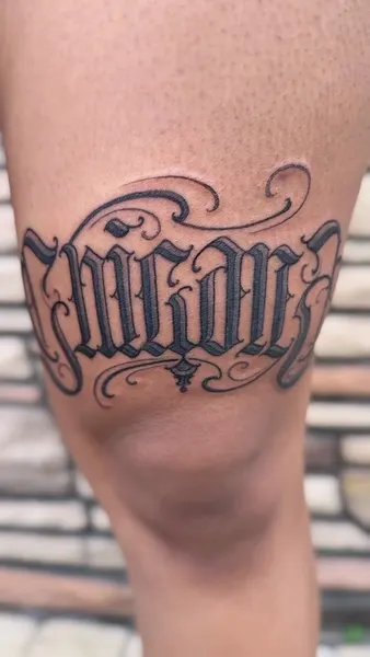Lettering, 이름, 타자기 폰트, 가족 이름, 고딕 레터링, 올드 잉글리시, 치카노