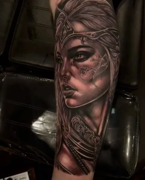 Game Face Tattoo