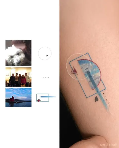 바늘, 펜, 눈물, 담배, 잉크병