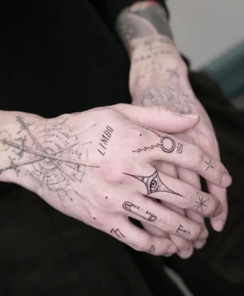 Geometric, 손, 손동작, 기도하는 손