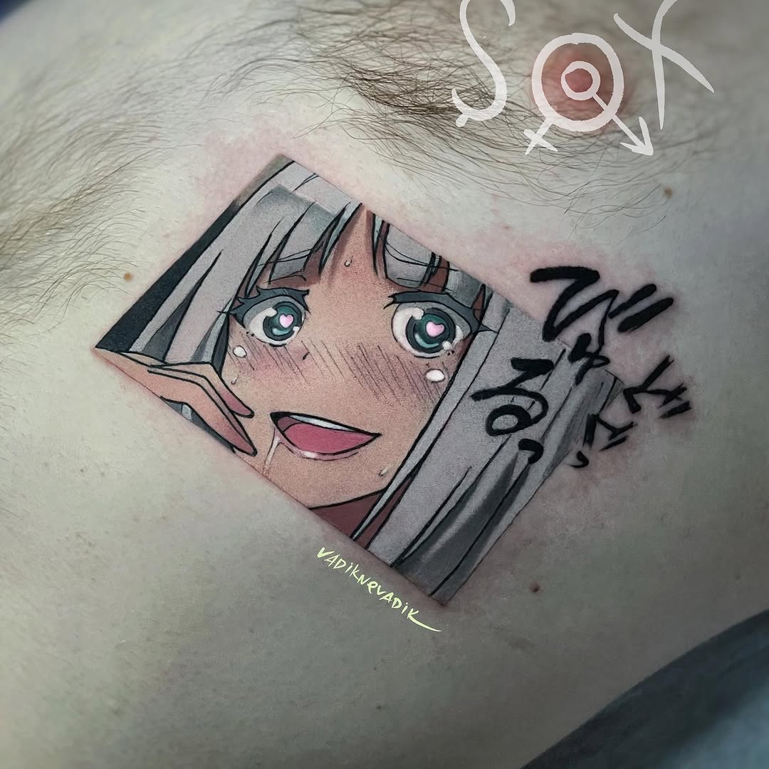 소녀, 만화, 오니, 요괴, 한복, 도깨비, 카타나, 일본어 레터링, 일본, 사쿠라, 애니메이션