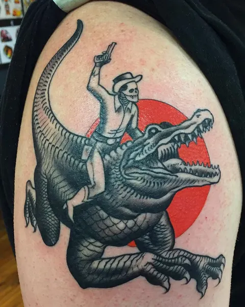 Dragon, 악어