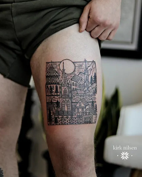 건물, 도시, 스트리트 아트