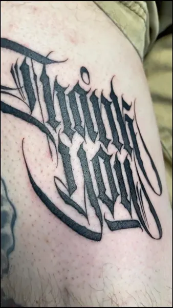 Lettering, 고딕 레터링