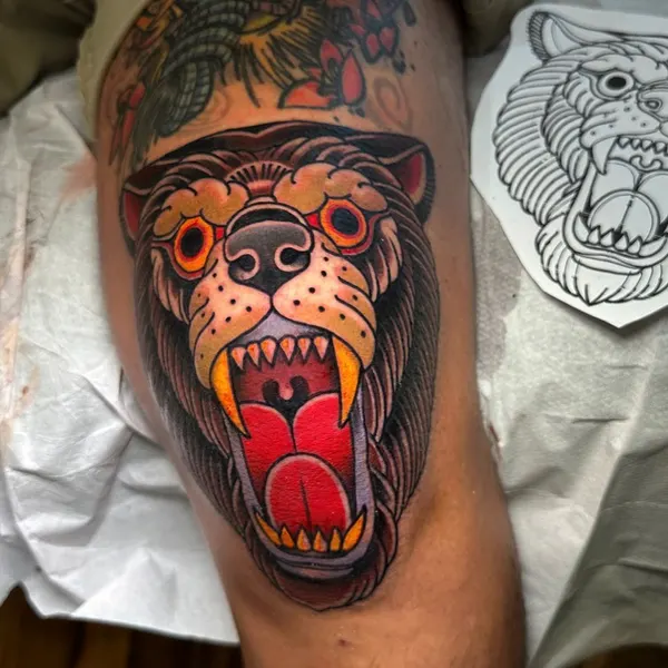 Tiger, Animal, 원숭이