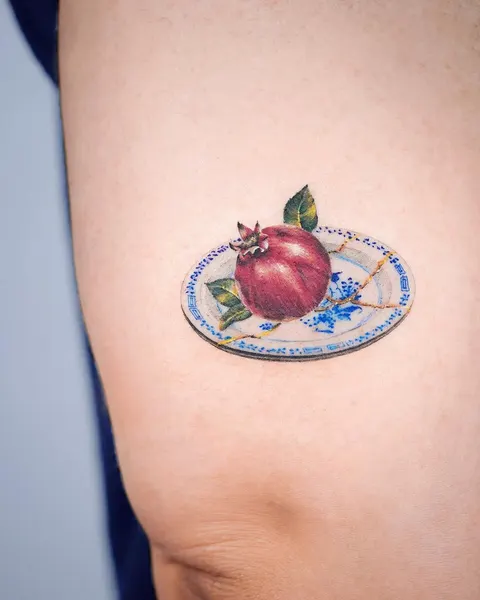 Flower, 사과, 과일, 석류, 딸기