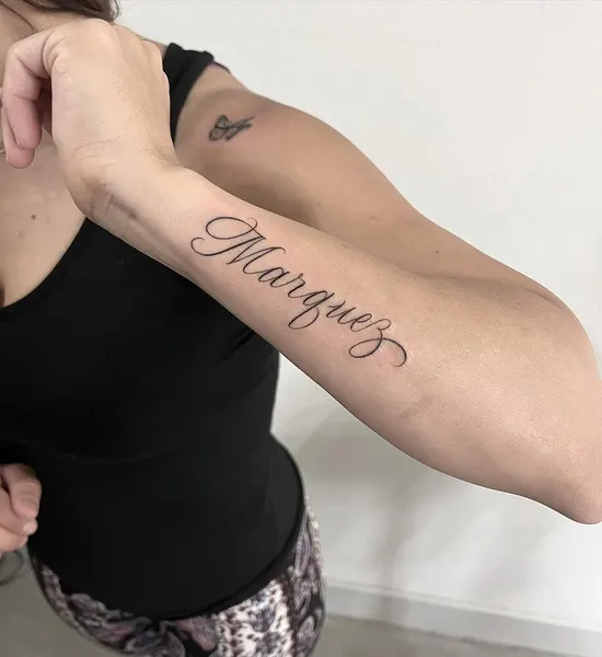 Lettering, 이름, 강인함, 물망초, 문장, 용기