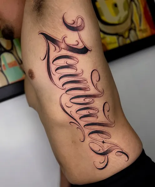 Lettering, 서예, 아랍어 레터링, 고딕 레터링, 와인잔