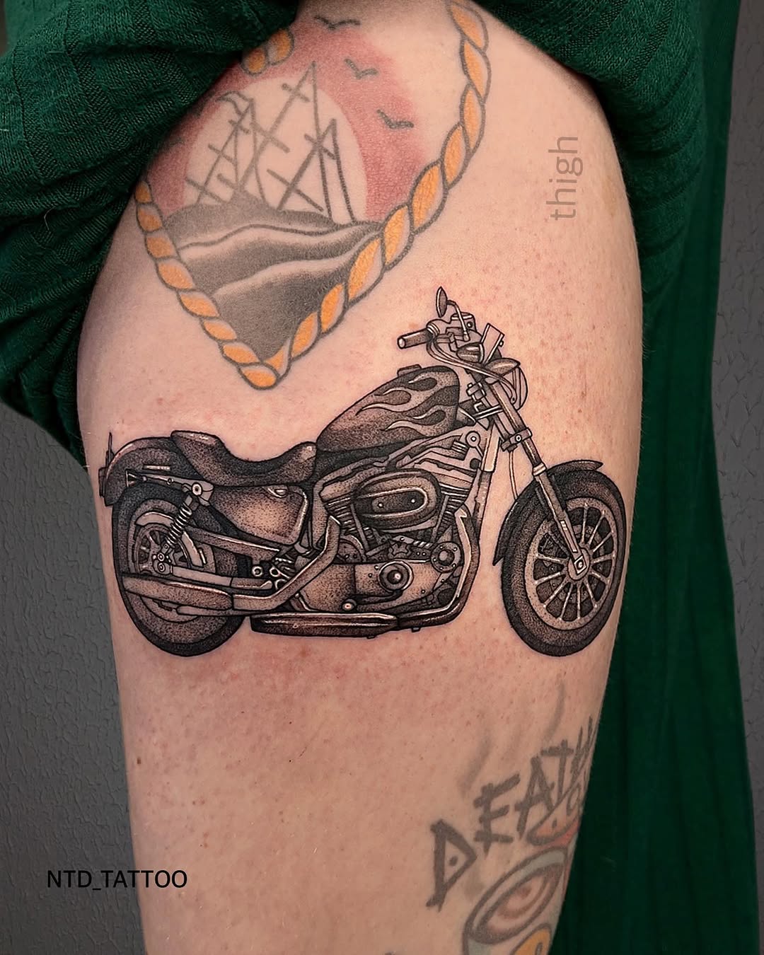 Lettering, 오토바이, 자전거