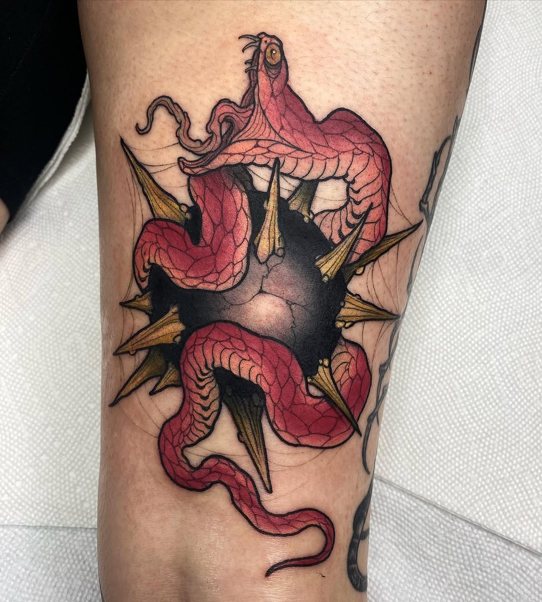 Dragon, 문어, 크라켄, 전갈자리