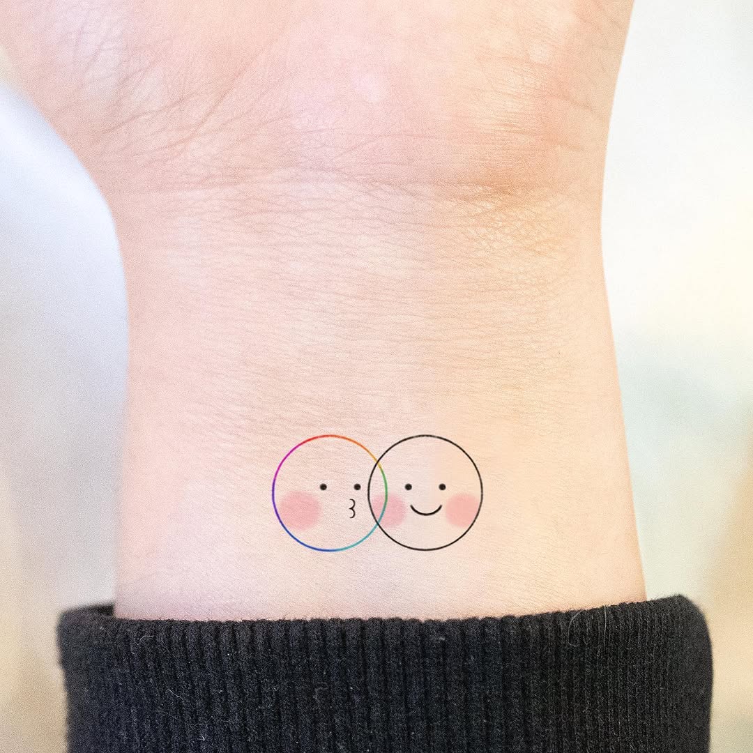 점, 우정 타투