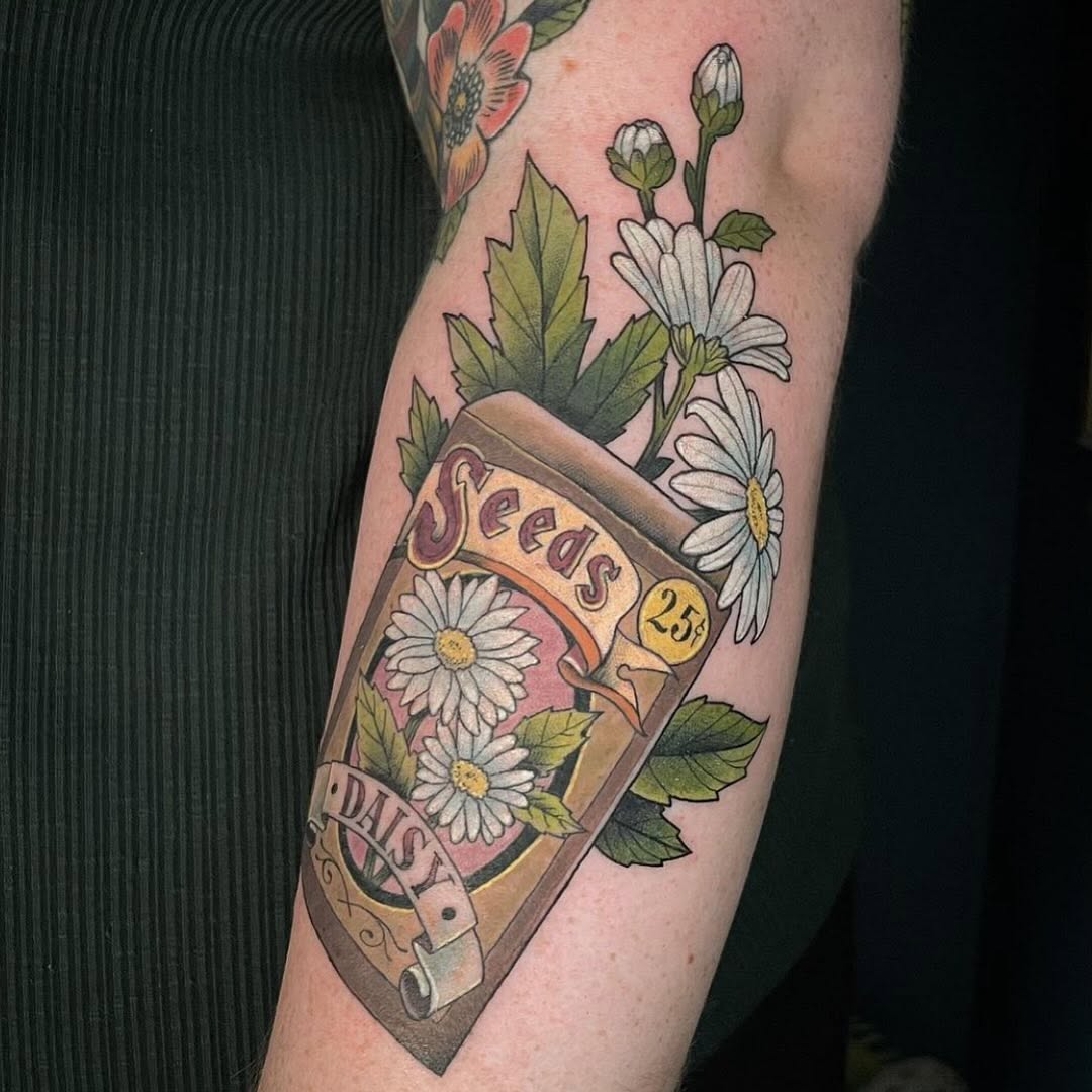 Flower, Rose, Lettering