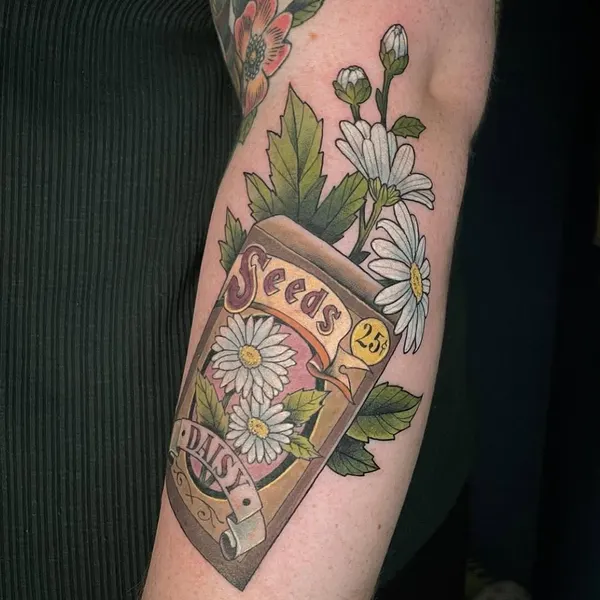 Flower, Rose, Lettering