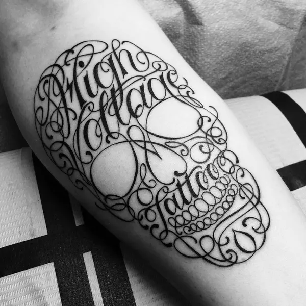 고딕 레터링, Lettering, 한자 레터링