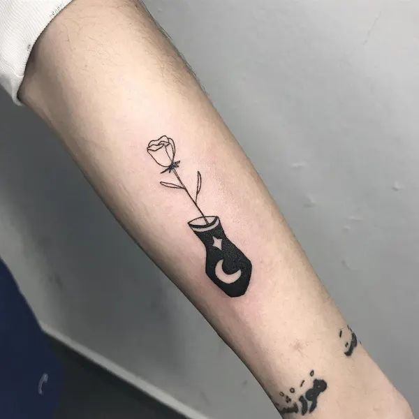 Flower, 와인잔