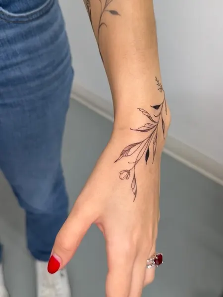 Flower, 서예