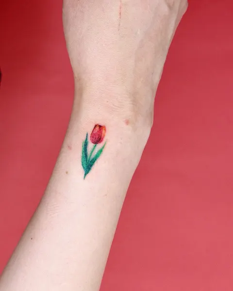 Flower, Lettering