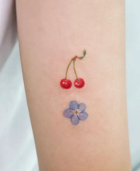 Flower, 딸기, 과일