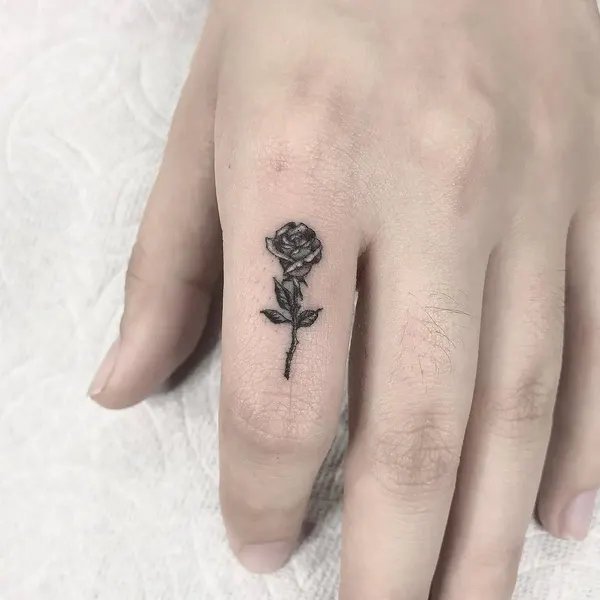 Flower, Rose, 손동작