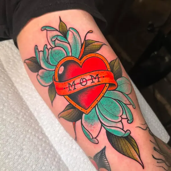 Flower, Rose, Lettering