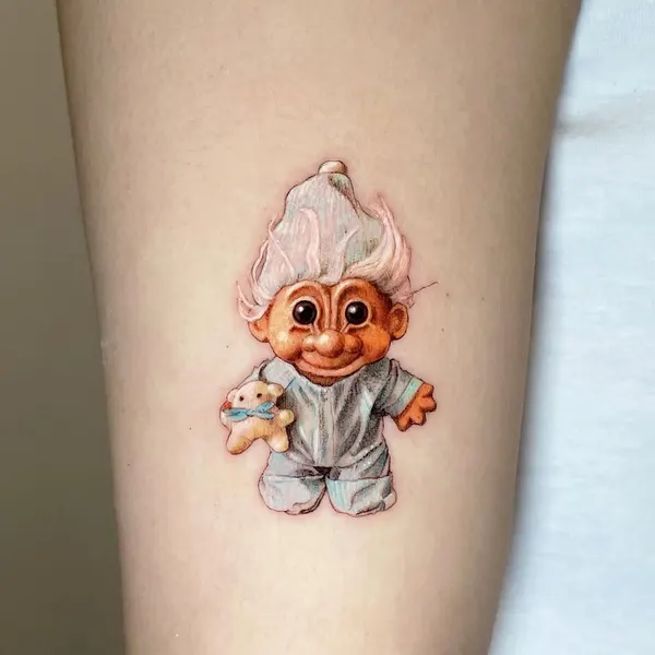 Mini, 아기, 광대, 카툰, 아기천사, 소년