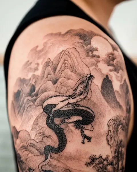 Dragon, 구름 문양, 구름 배경, 일본 구름, 일본 파도, 한국 구름, 풍경