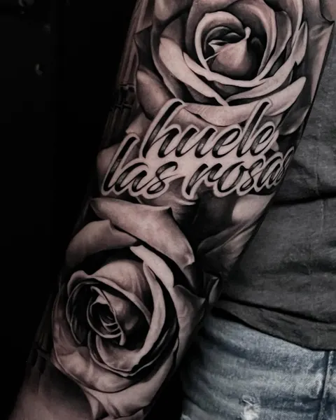 Lettering, Flower, Rose