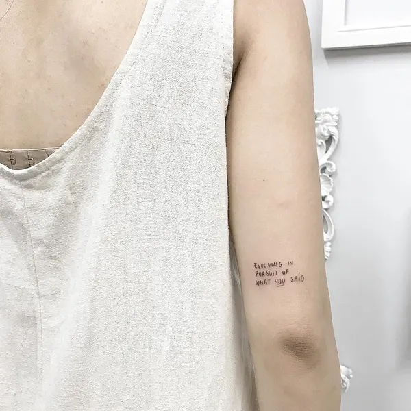 Lettering, 시, 용기, 문장, 물망초