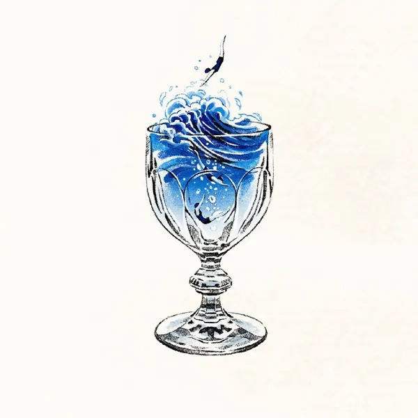Flower, 와인잔