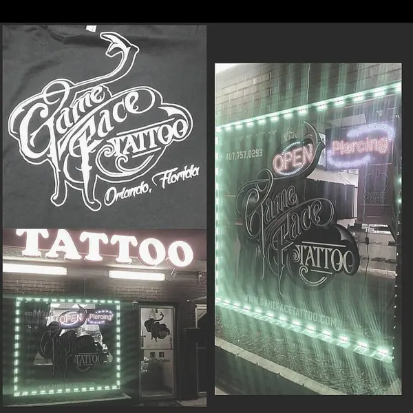 Game Face Tattoo
