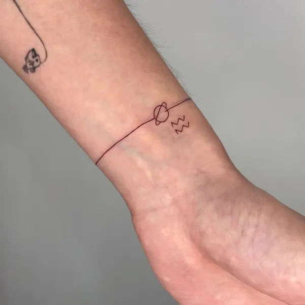 Lettering, 양면성, 커플 타투, 밴드, 우정, 커플, 암밴드, 우정 타투, 커플/우정 타투