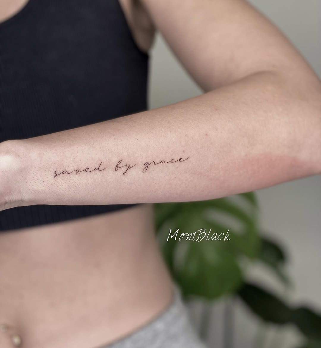 Lettering, 문구, 문장, 용기, 물망초, 지혜, 강인함, 손글씨