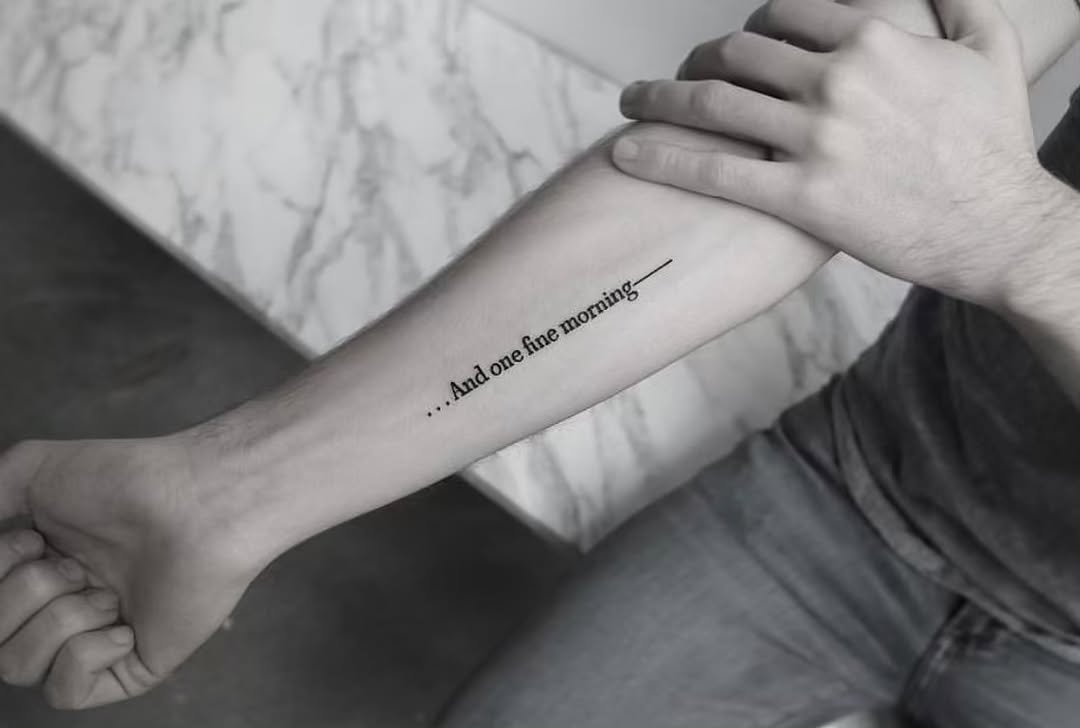문장, Lettering, 물망초