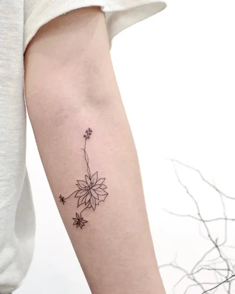 Lettering, Flower