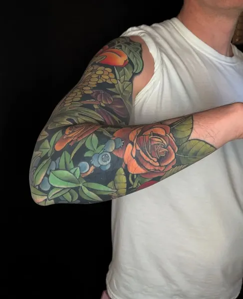 Flower, Rose, 하프슬리브
