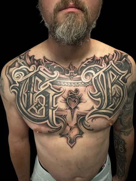Lettering, 갱스터, 고딕 레터링