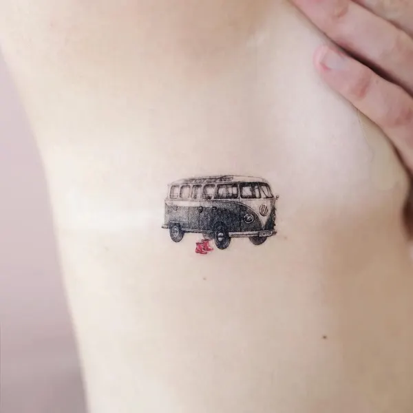레트로, 빈티지, 자동차, Mini