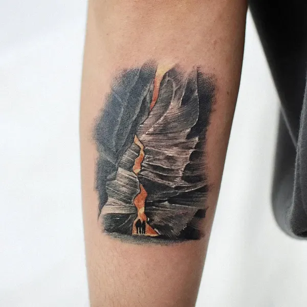 연기, 화산
