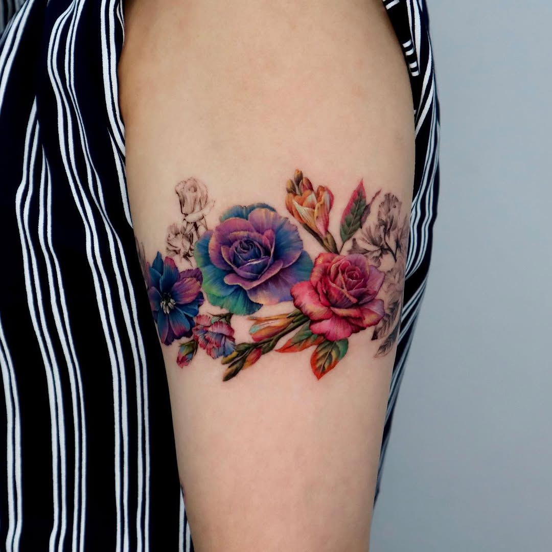 Flower, Rose, 꽃다발, 꽃 배경