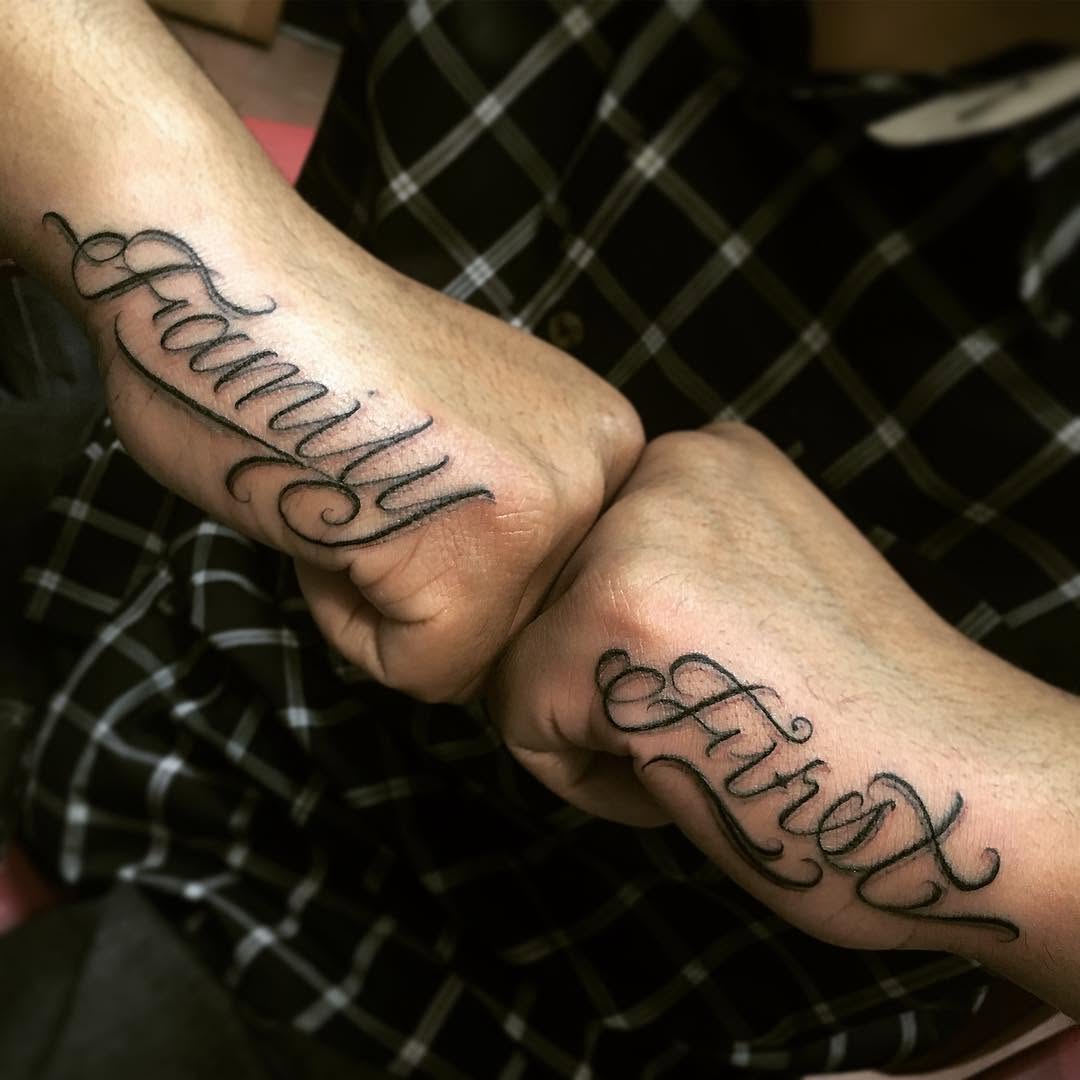 Lettering, 가족 이름, 타자기 폰트