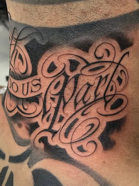 Lettering, 아랍어 레터링, 추모 문구, 고딕 레터링, 올드 잉글리시