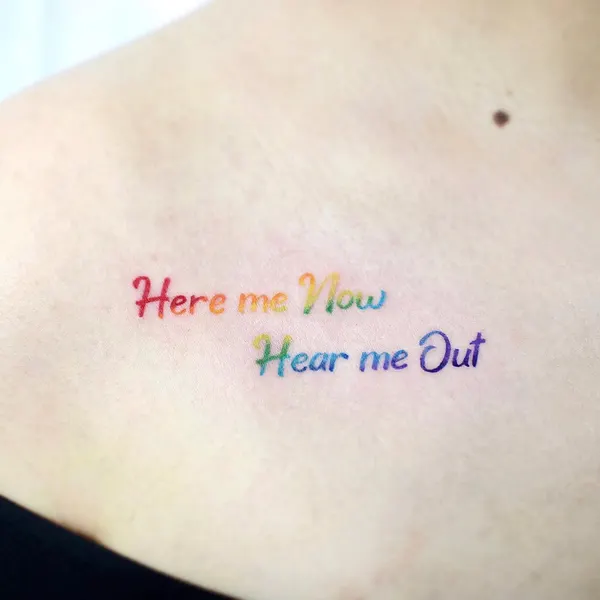 Lettering, 물망초