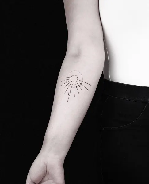 Flower, Lettering