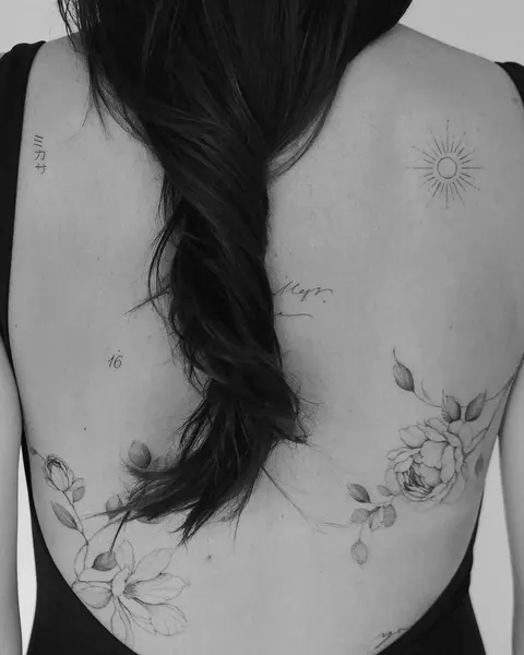Flower, 커버업, 보디수트, 체인, 게이샤, 실루엣, 이레즈미