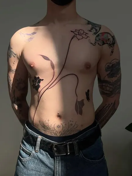 가슴 타투