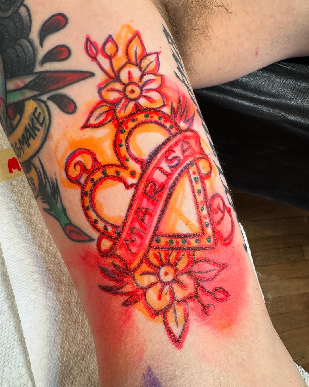 Flower, Rose, Lettering