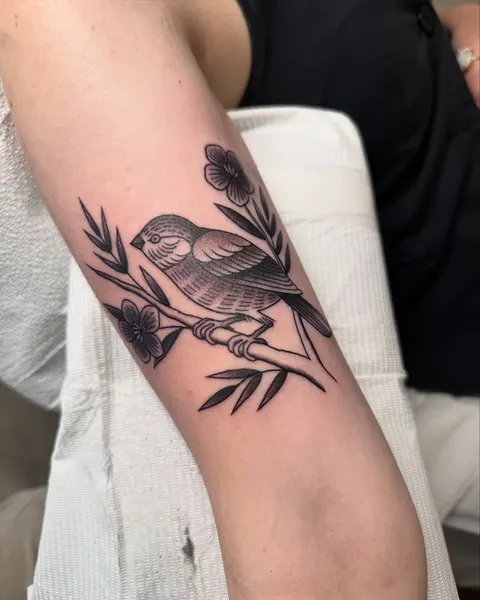 Animal, Flower, 공작, 참새