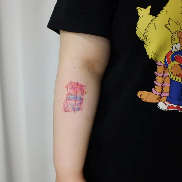 사각형, 캐리어, 패치워크