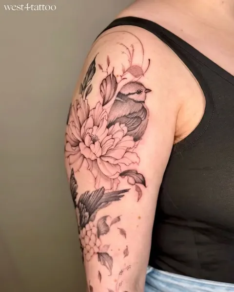 Flower, Rose, 수국, 하프슬리브, 히비스커스