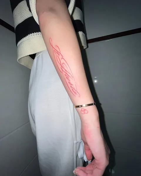 Lettering, 서명, 서예, 펜, 한야, 플래시 타투